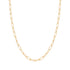 Gold Link Charm Chain Necklace